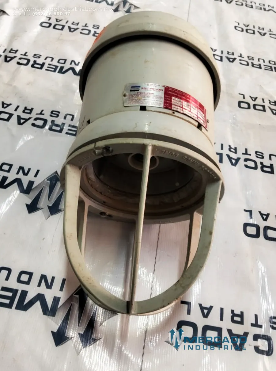 Lampara de vapor sodio cristal 400 W VSOD modelo EV400X marca CROUSE-HINDS