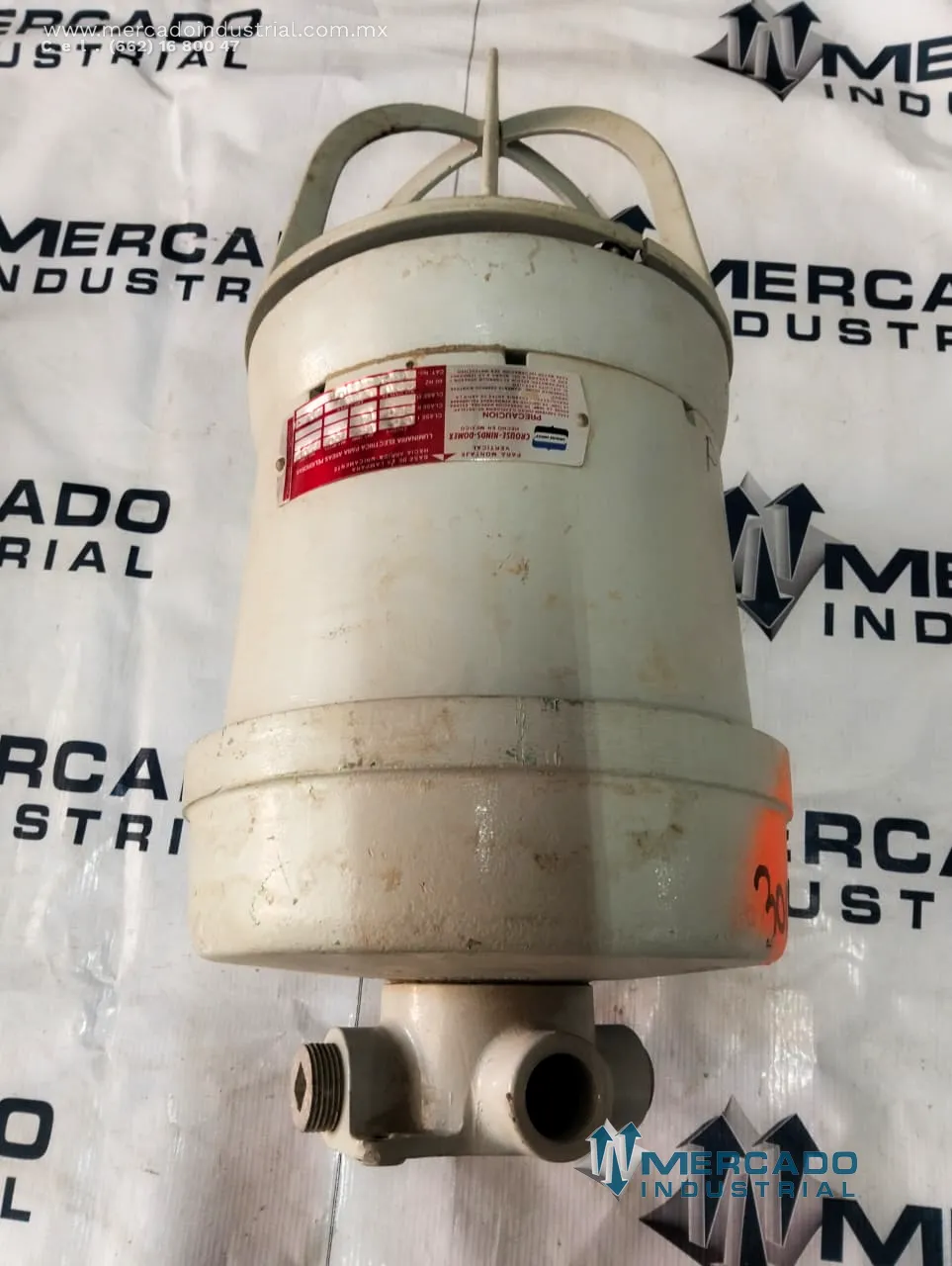 Lampara de vapor sodio cristal 400 W VSOD modelo EV400X marca CROUSE-HINDS