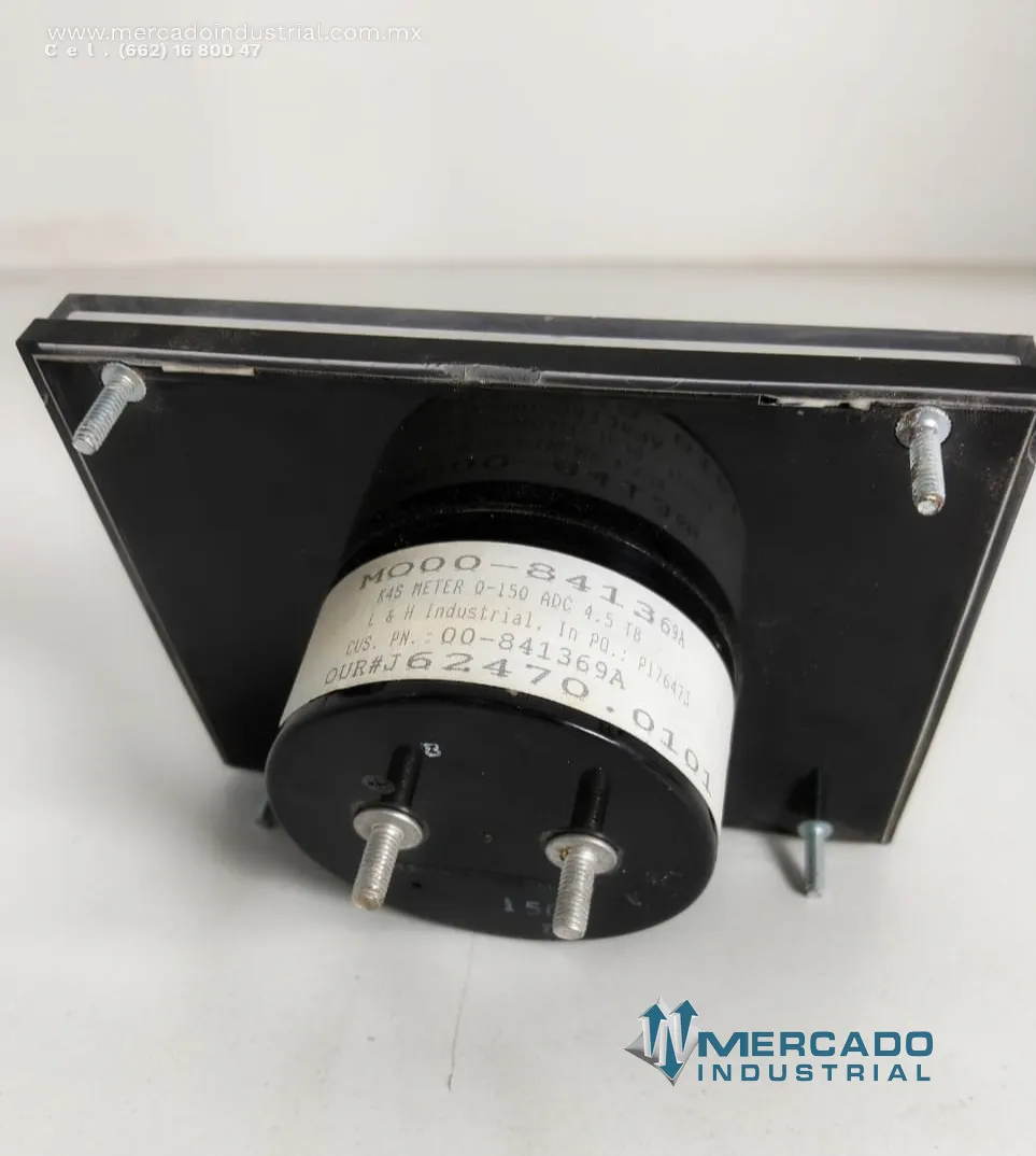 Amperímetro analógico 50mV DC modelo M000-841369A marca L&H