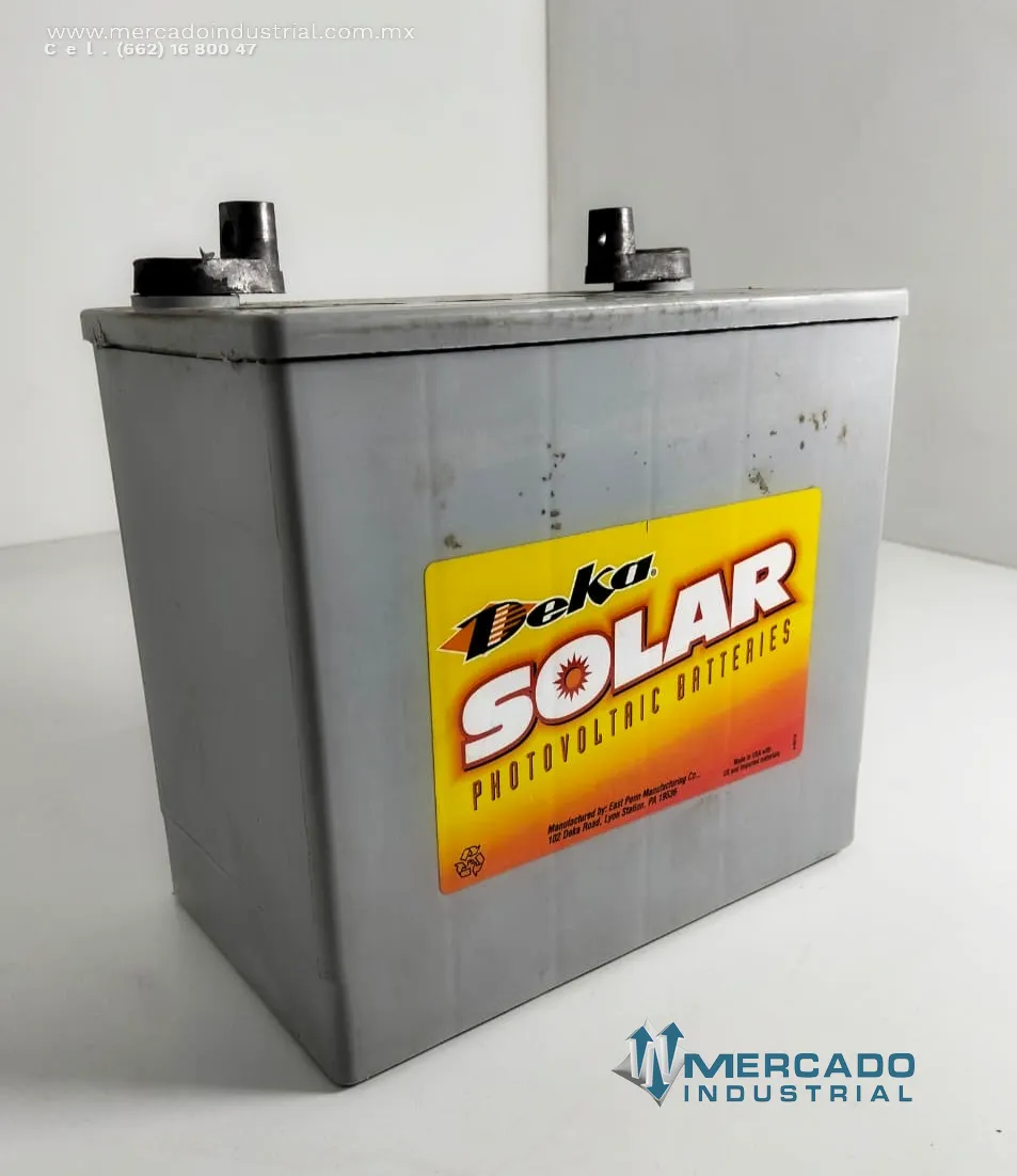 Batería solar sellada 12V parte 8G22NF marca Deka