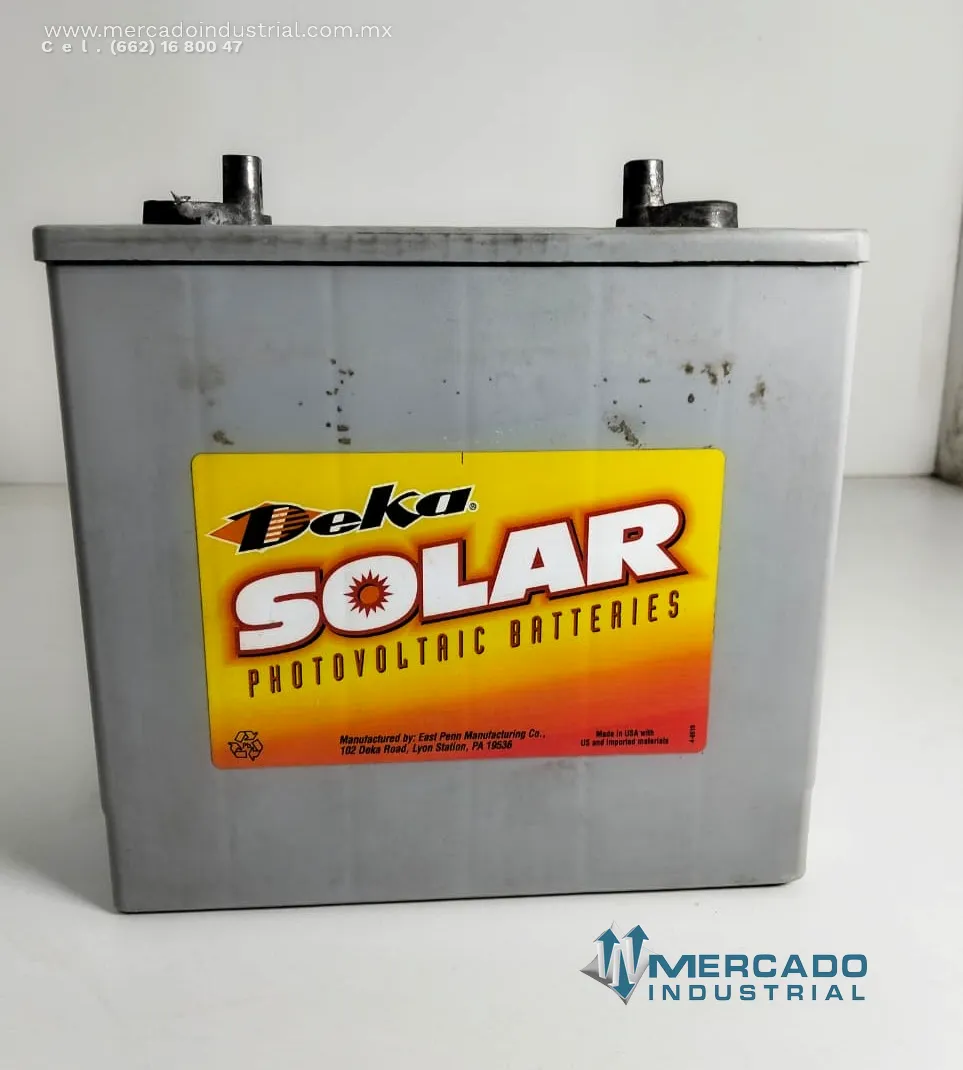 Batería solar sellada 12V parte 8G22NF marca Deka