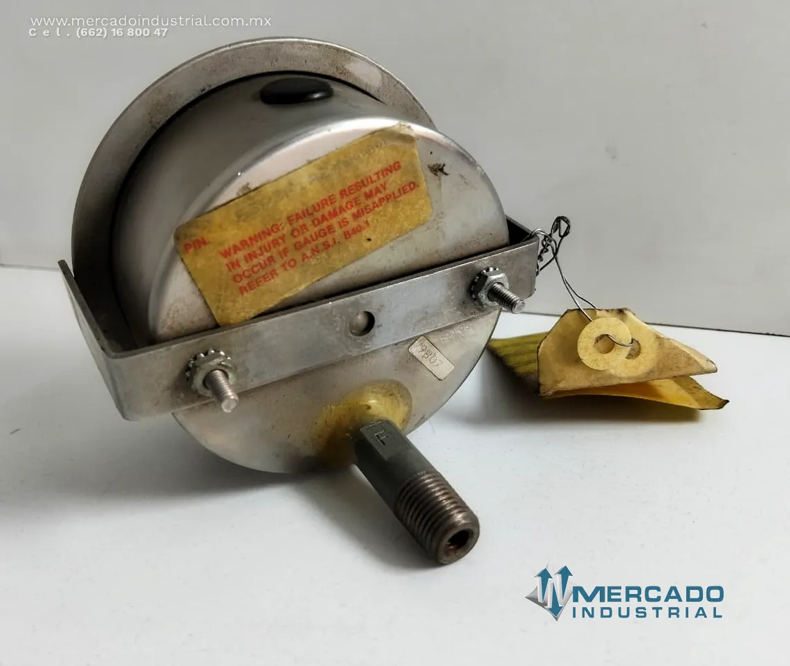 Manómetro analógico de presión 150 PSI parte 2225 marca Helicoid