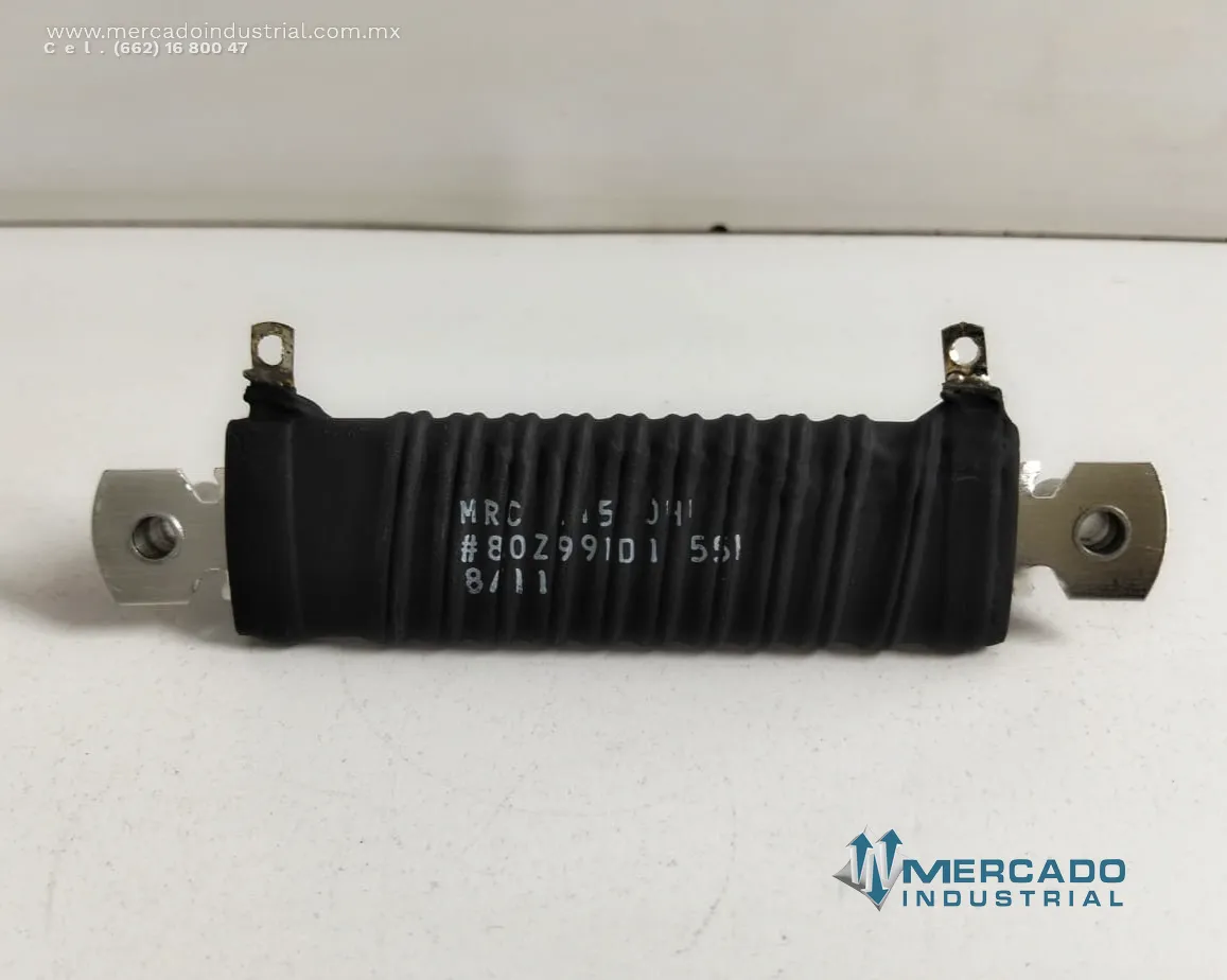 Resistencia de potencia bobinada 55W parte 80Z991D1 marca MRC