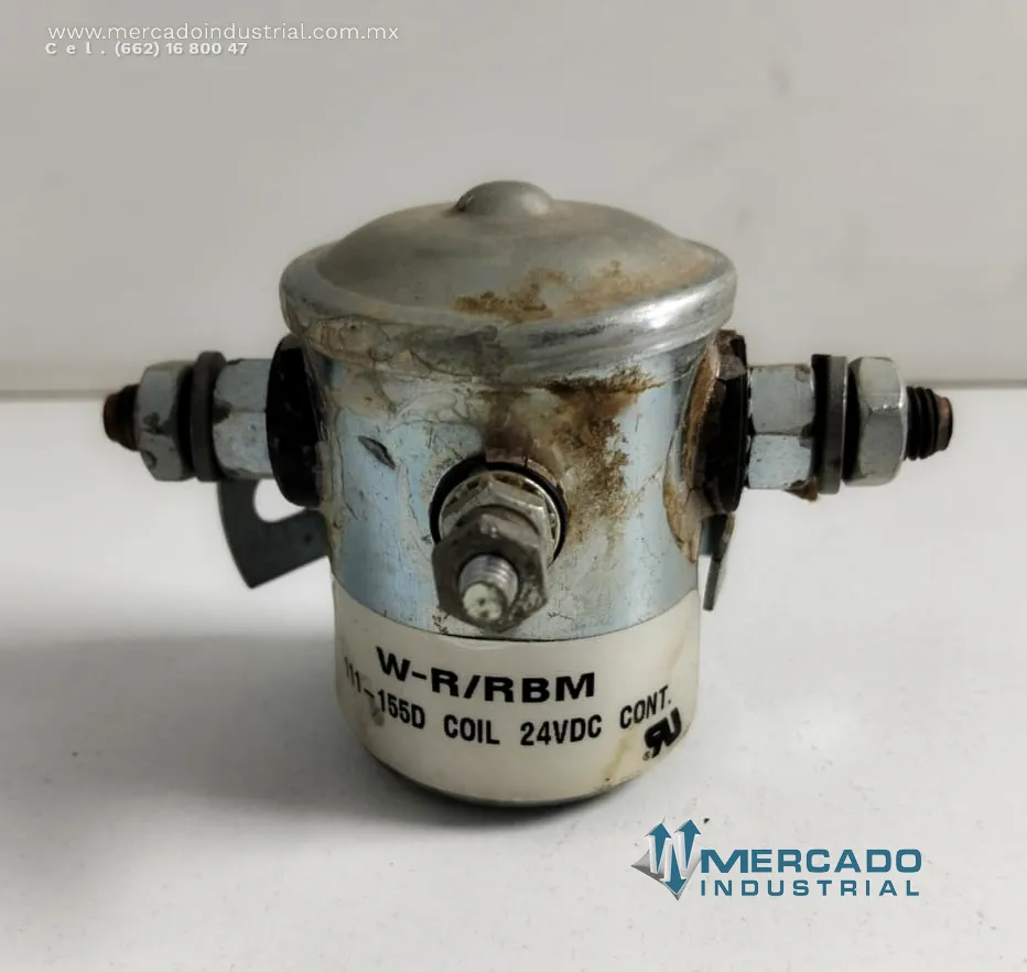 Solenoide 24 VDC modelo 111-155D marca White-Rodgers