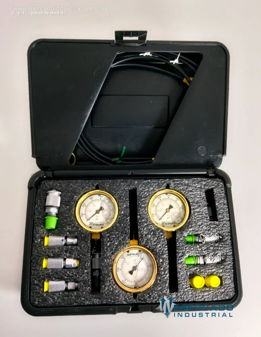 Kit de prueba de presión hidráulica 7500 PSI parte 146-6235 marca Caterpillar