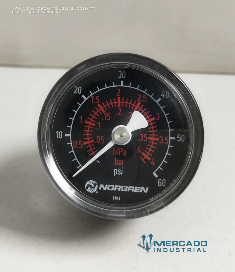 Regulador de presión neumático 50 PSI parte 82802531 marca Bucyrus