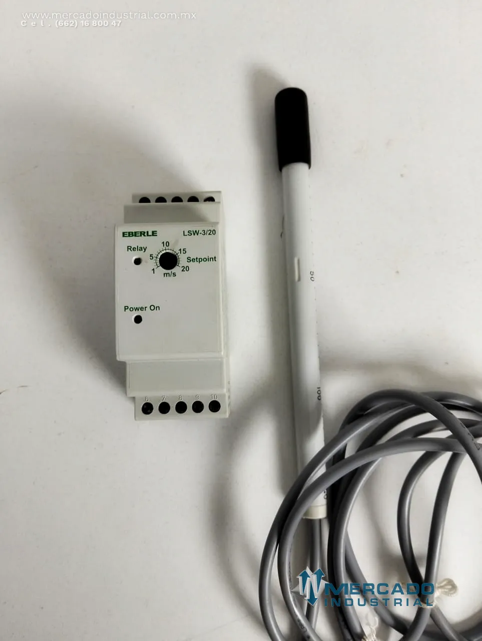Monitor air flow 230 V AC modelo LSW-3/20 marca BUCYRUS