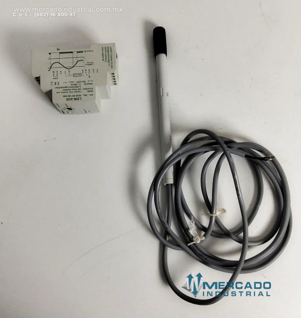 Monitor air flow 230 V AC modelo LSW-3/20 marca BUCYRUS