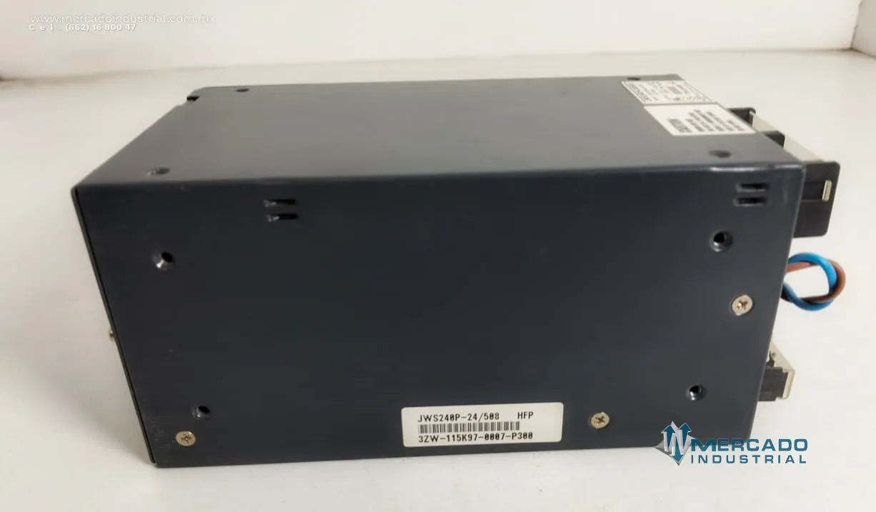 Fuente de poder industrial 100-240 V 3.2 A modelo JWS240P-24/508 marca TDK-Lambda