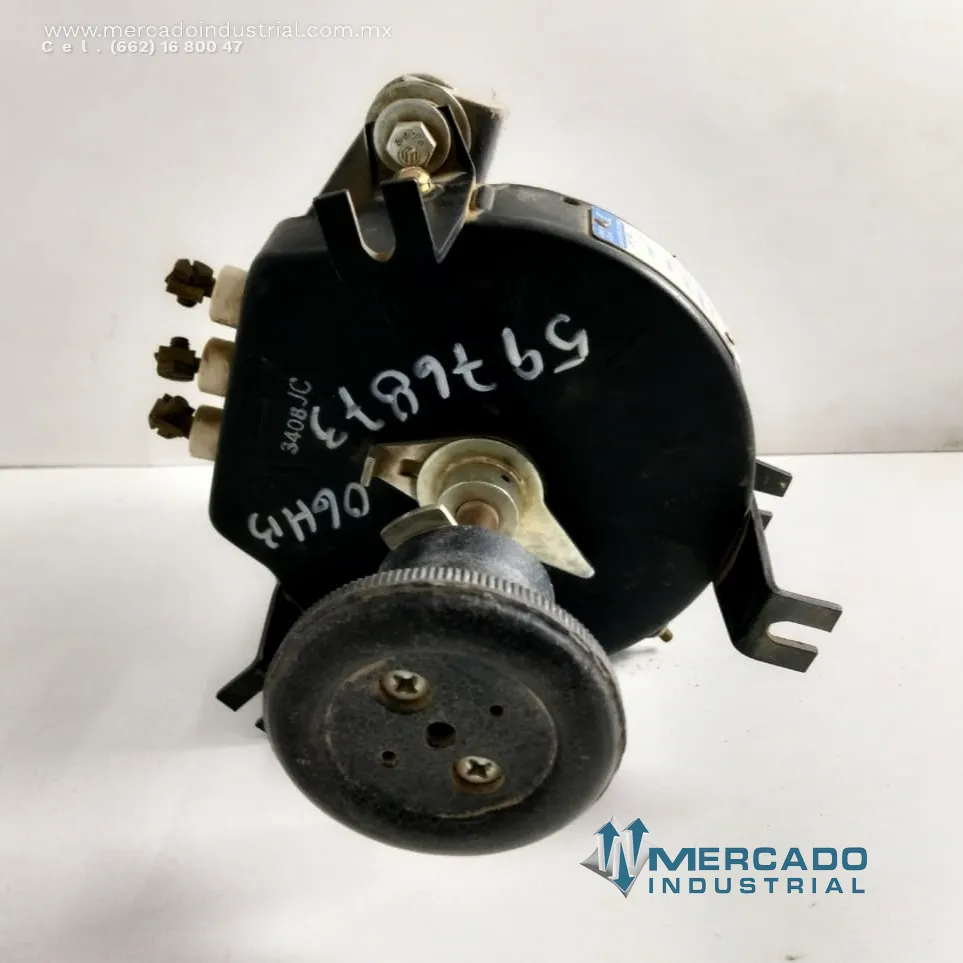 Reóstato industrial de precisión 0.5 A 0.5 V modelo 61S0009228 marca Joslyn Clark
