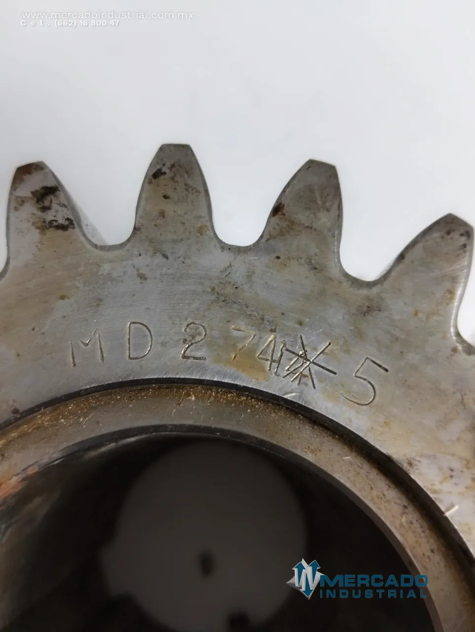Piñón 4 3/4" parte B00326101 marca Bucyrus