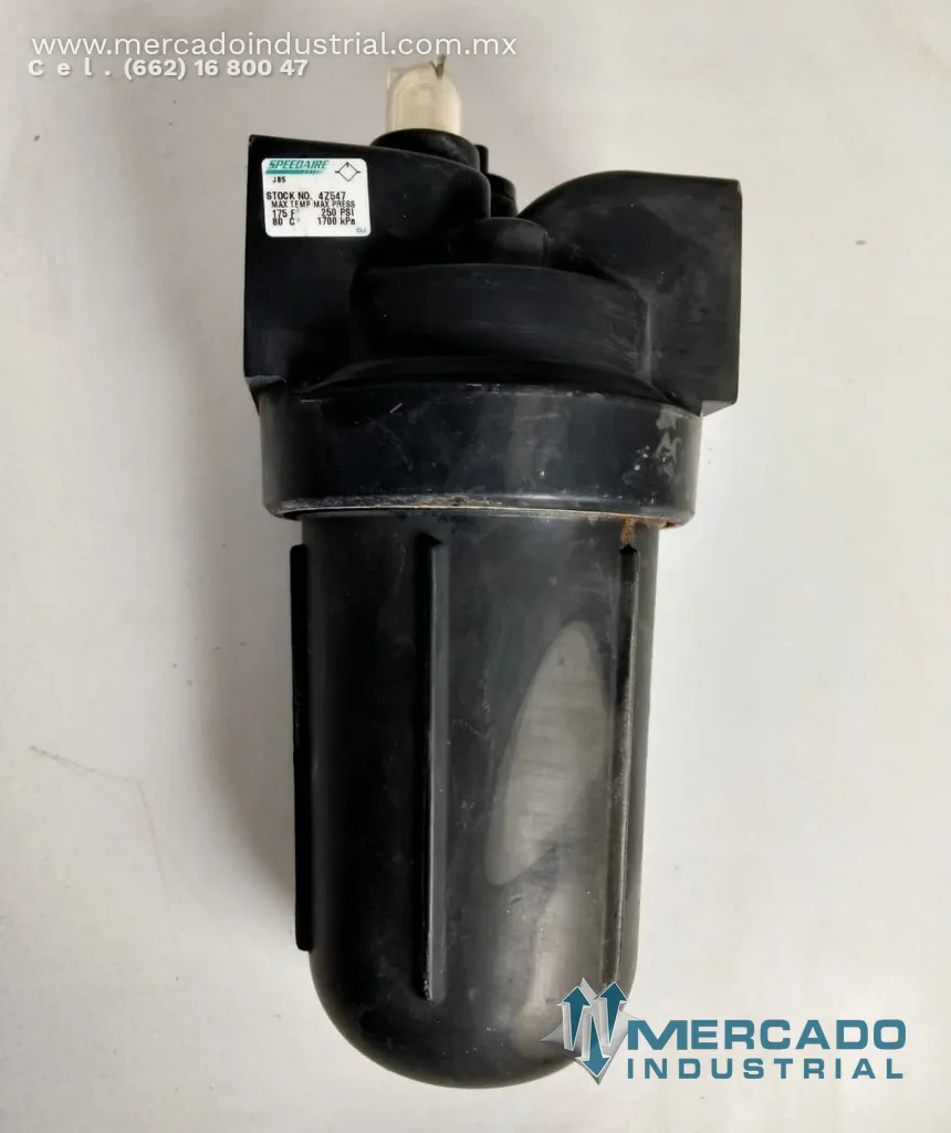 Filtro lubricador de aire comprimido 250 PSI modelo 4Z547 marca Speedaire