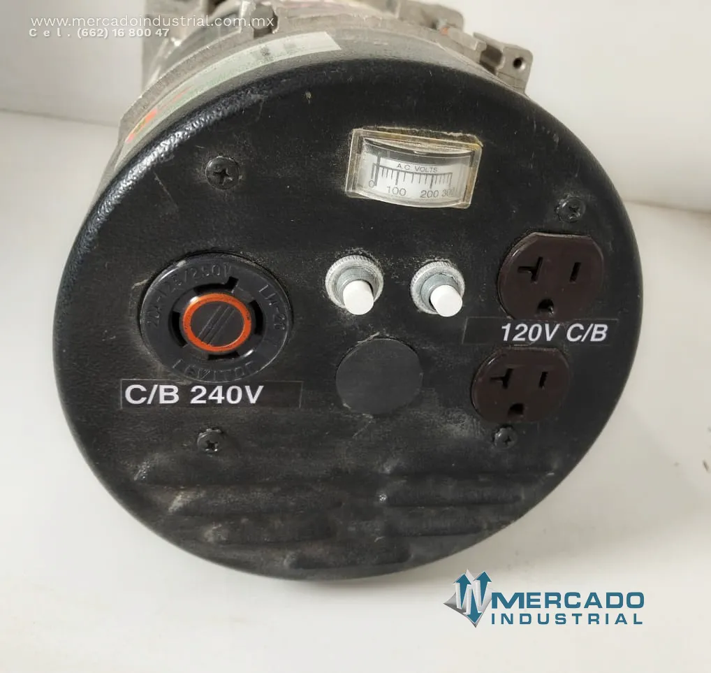 Generador eléctrico 5000/4000 W 3600 RPM 120/240 V modelo AB50 marca VOLT MASTER
