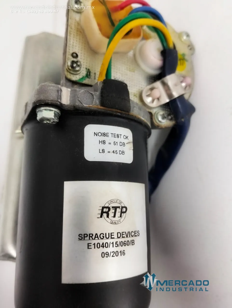 Actuador eléctrico 24 V DC 1.5-2.5 A modelo E1040-15-060-B marca SPRAGUE DEVICES