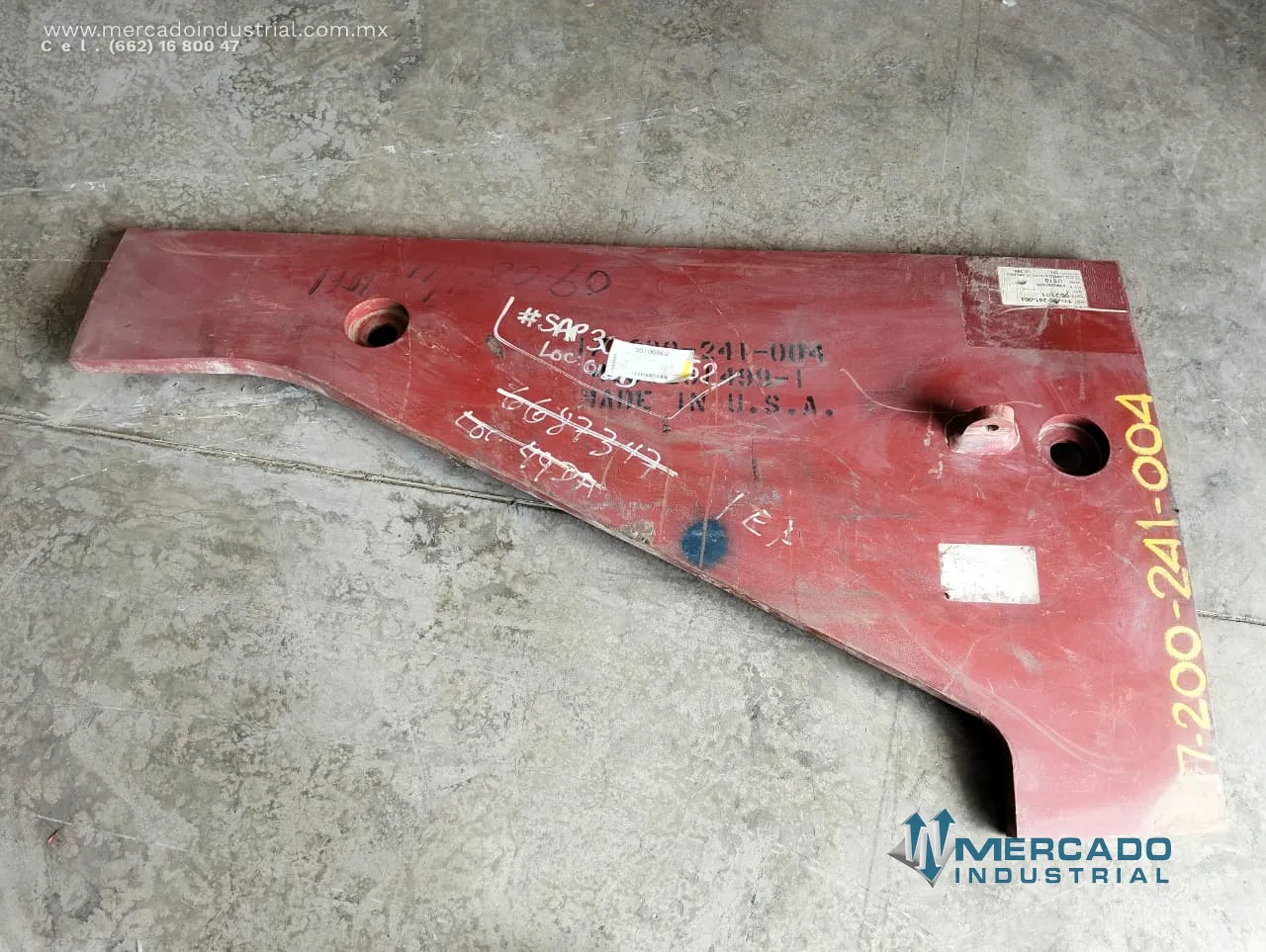 Revestimiento de acero 50 1/4'' parte 17-200-241-004