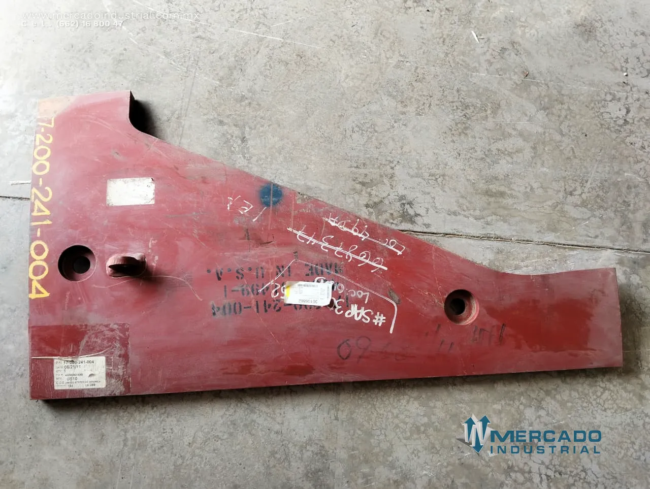 Revestimiento de acero 50 1/4'' parte 17-200-241-004