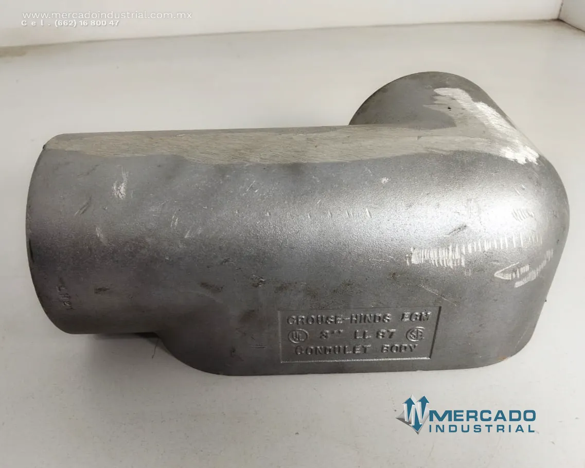 Conducto de aluminio 3'' modelo LL87 marca EATON