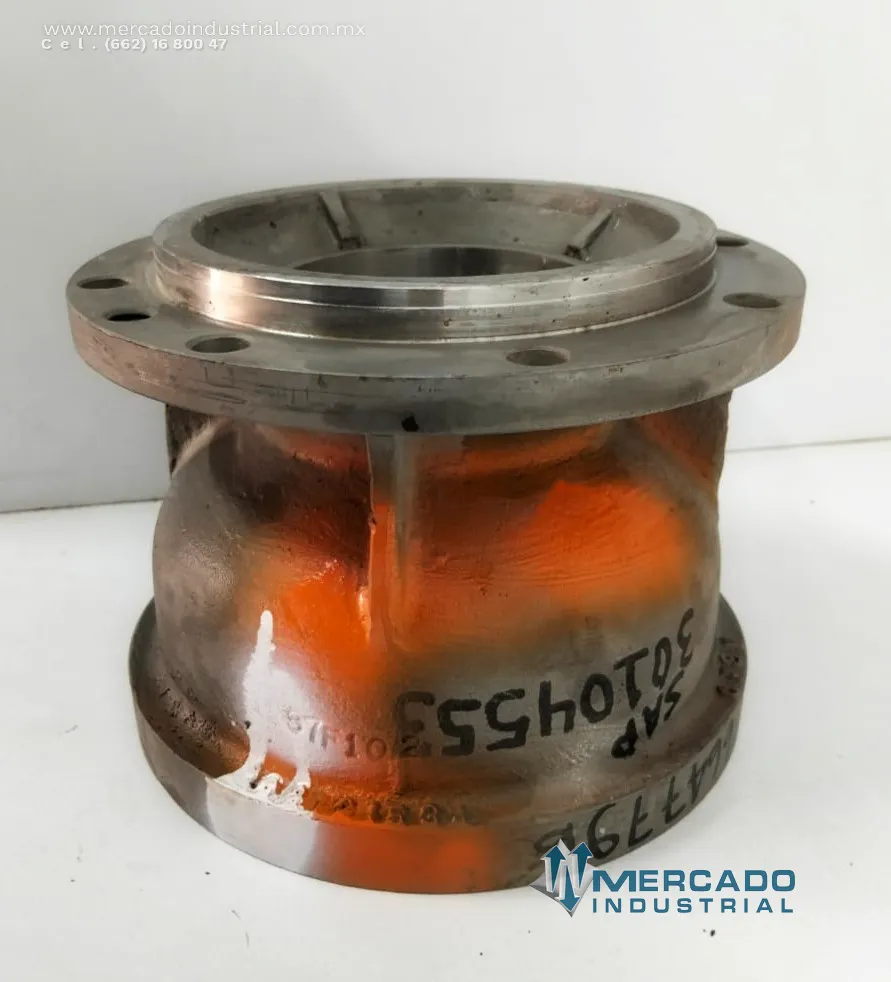 Carcasa intermedia de acero 8 3/4" para bomba centrífuga marca ITT