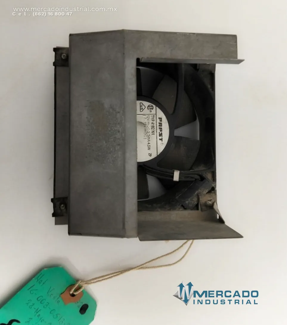 Ventilador axial industrial 12 V DC modelo 4182 NX marca PAPST