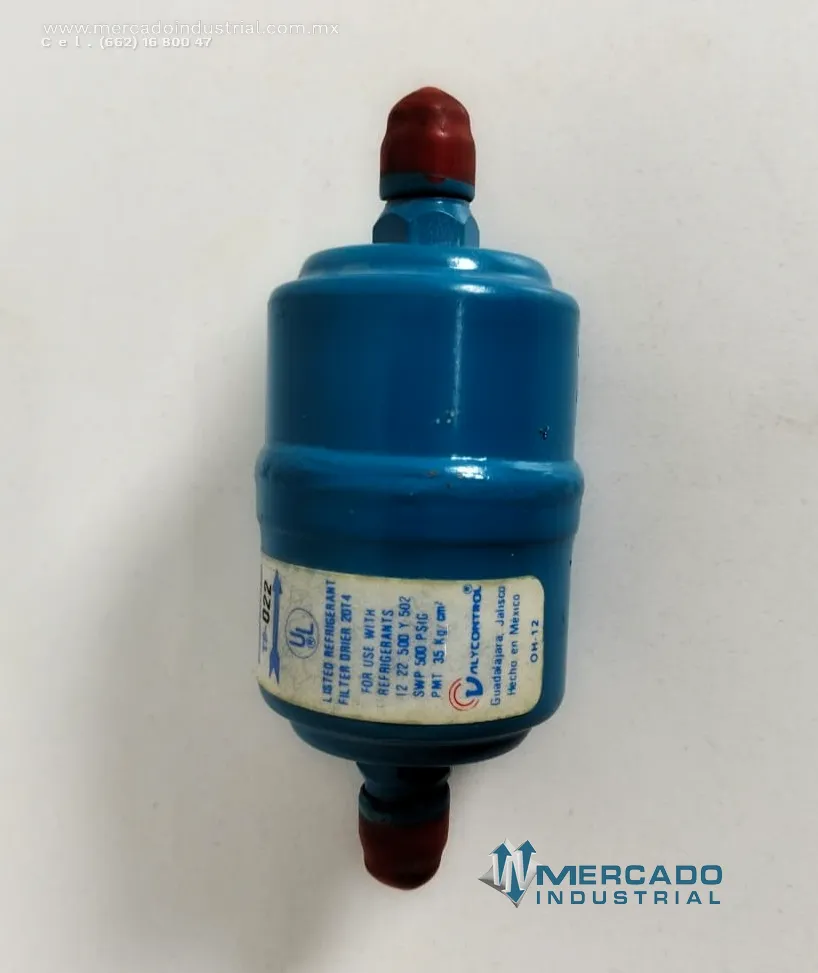 Filtro deshidratador modelo TD-022 marca TETRON