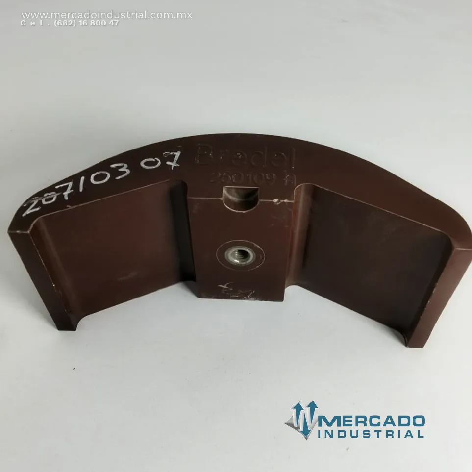Zapata de presión 9 1/2" para bomba peristáltica parte 250109A marca Bredel