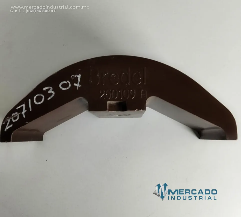 Zapata de presión 9 1/2" para bomba peristáltica parte 250109A marca Bredel