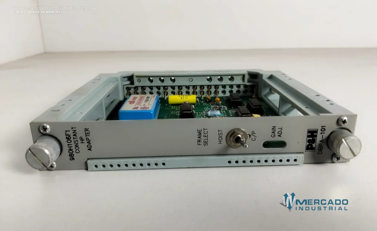 Módulo de control industrial modelo DBPA-101 marca P&H