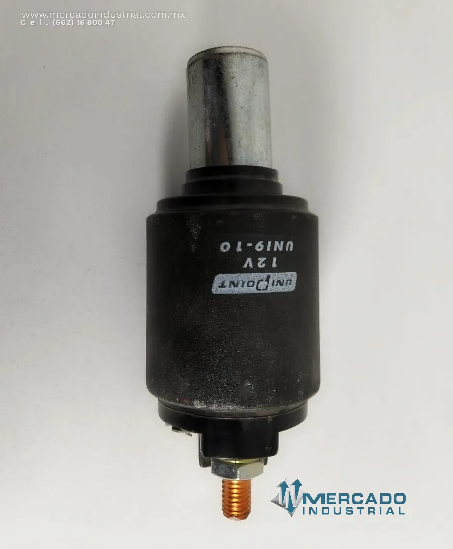 Solenoide eléctrico automotriz 12 V DC modelo UN19-10 marca UNI POINT
