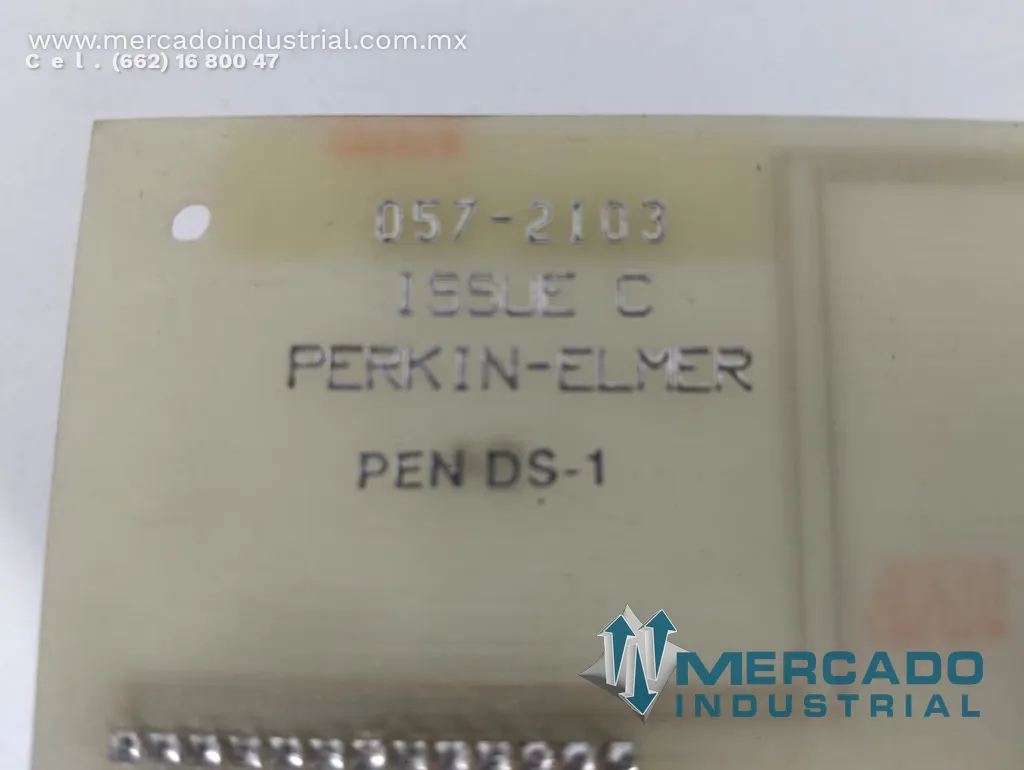 Tarjeta electrónica de potenciómetros parte 057-2103 marca PERKIN-ELMER
